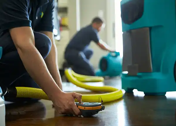 water damage restoration service Calhoun